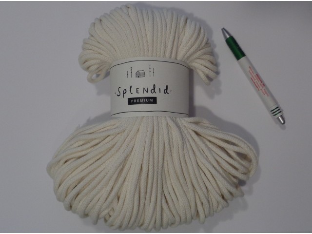 Splendid Premium, 5 mm-es zsinórfonal, ekrü (15033-6)
