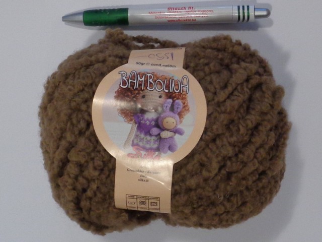 Bambolina kötőfonal, barna (15069-803)