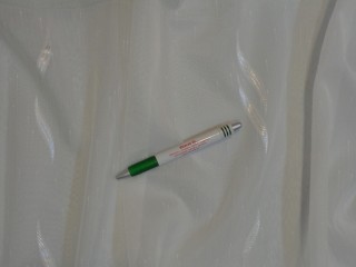 3 m magas, hullám mintás, fehér függöny (15090)