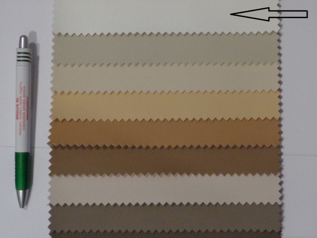 Fehér, egyszínű textilbőr, vékony (15091)