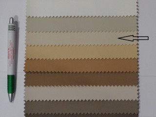 Ekrü, egyszínű textilbőr, vékony (15093)