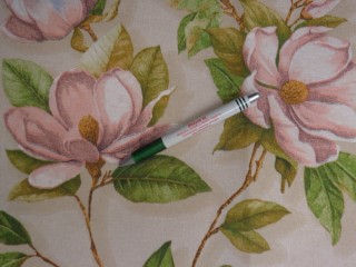 Loneta, mályva nagy virágos, kerti bútor vászon (15142)