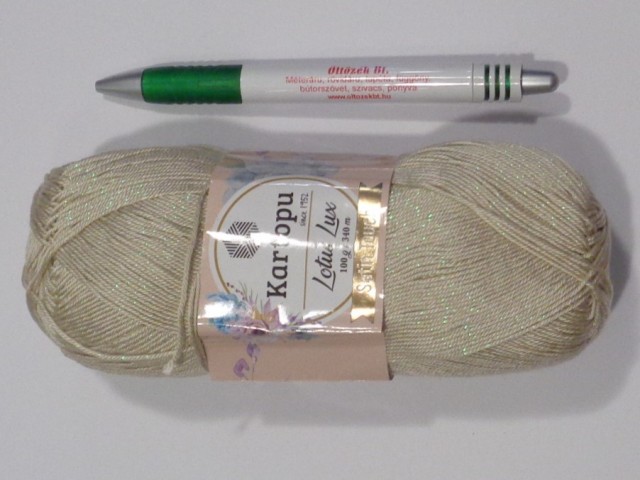 Lotus Lux kötő- és horgolófonal, bézs  (15154-861)