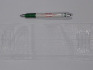 Függönybehúzó, átlátszó, függöny rúdhoz, 10 cm széles (15156)