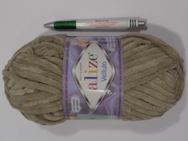 Alize Velluto zsenília fonal, tejeskávé (15171-530)