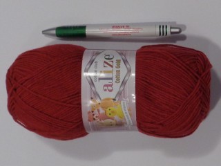 Alize Cotton Gold fonal, meggypiros (15177-390)