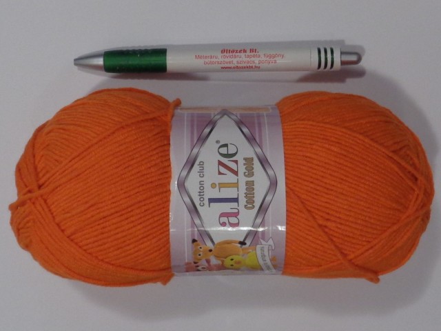 Alize Cotton Gold fonal, narancs (15181-37)
