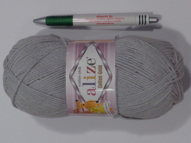 Alize Cotton Gold fonal, szürke (15182-200)