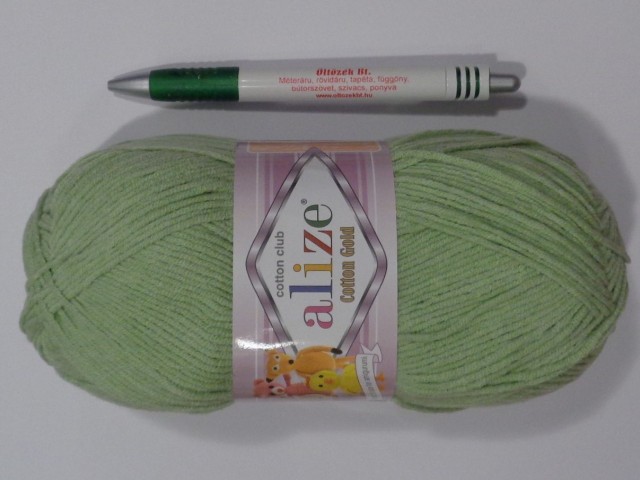Alize Cotton Gold fonal, halványzöld (15186-103)