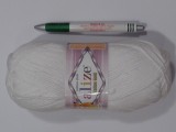 Alize Cotton Gold fonal, fehér (15187-55)