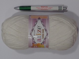 Alize Cotton Gold fonal, vajszínű (15189-62)