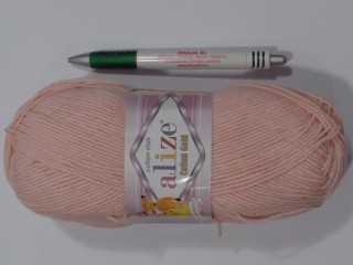 Alize Cotton Gold fonal, pasztell rózsaszín (15191-393)