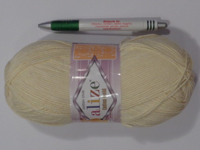 Alize Cotton Gold fonal, krém (15196-01)