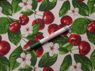 Loneta, cseresznyés-virágos, kerti bútor vászon (15203)