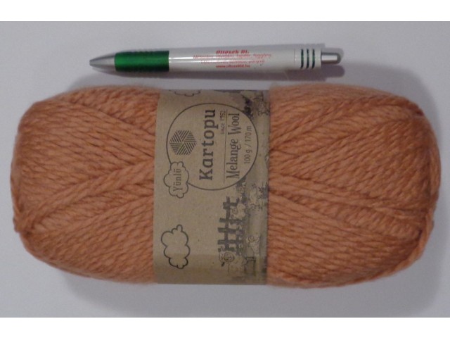 Melange Wool fonal, pasztell tégla (15220-784)