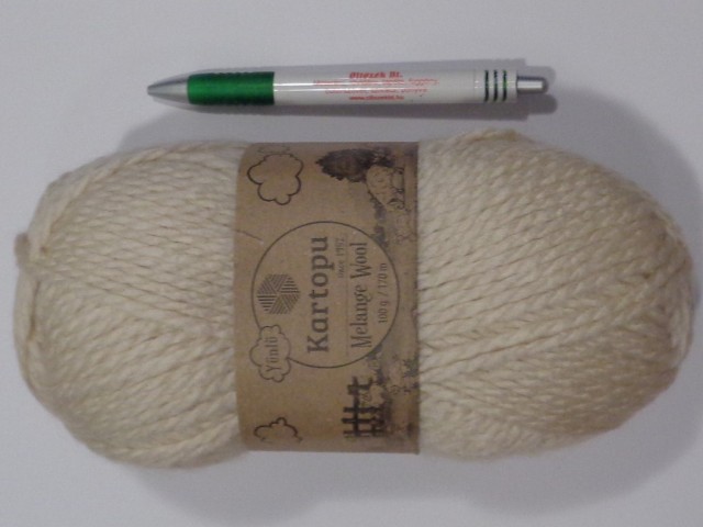 Melange Wool fonal, világos bézs (15224-855)