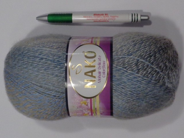 NAKO Mohair Delicate Colorflow, kékes-szürkés (15227-7247)