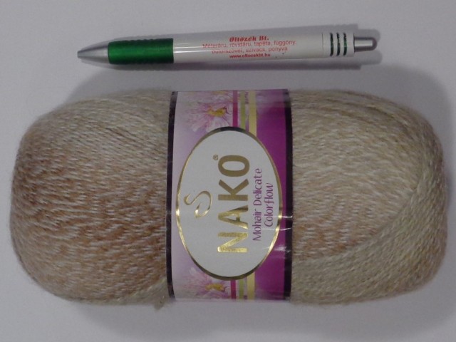 NAKO Mohair Delicate Colorflow, bézs (15229-28087)