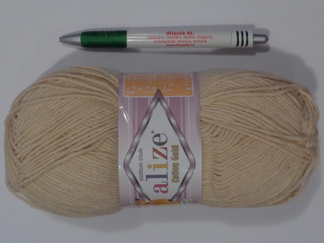 Alize Cotton Gold fonal, bőrszín (15231-458)