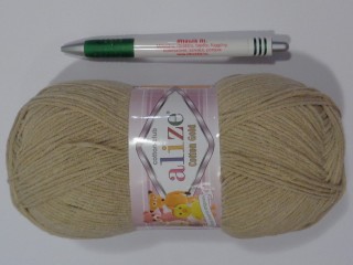 Alize Cotton Gold fonal, bézs (15236-262)