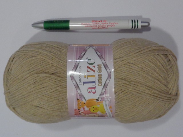 Alize Cotton Gold fonal, bézs (15236-262)