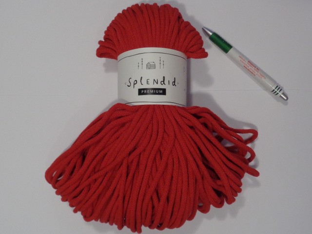 Splendid Premium, 5 mm-es zsinórfonal, piros (15300-22)