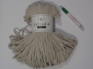 Splendid Premium, 5 mm-es zsinórfonal, natúr (15303-40)
