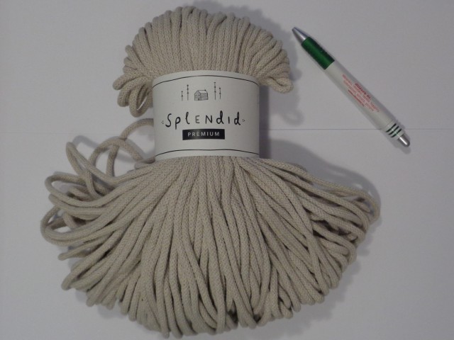 Splendid Premium, 5 mm-es zsinórfonal, natúr (15303-40)