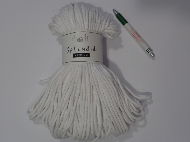 Splendid Premium, 5 mm-es zsinórfonal, fehér (15307-24)