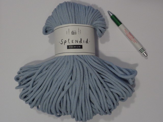 Splendid Premium, 5 mm-es zsinórfonal, szürkés-kék (15309-40)