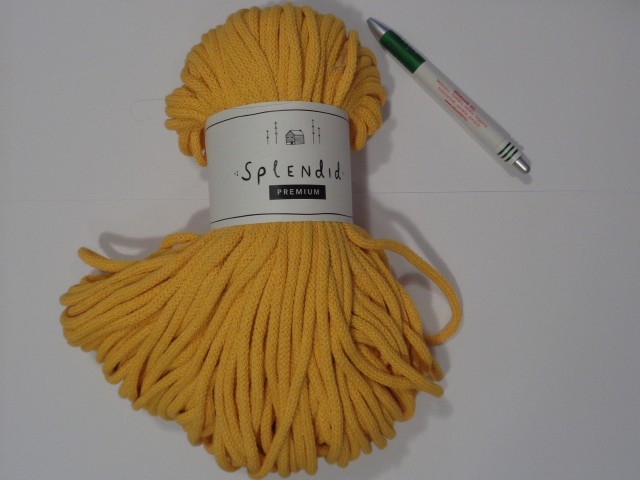 Splendid Premium, 5 mm-es zsinórfonal, napsárga (15312-48)
