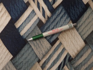 Loneta, kékes-szürkés fonott mintás (15330)