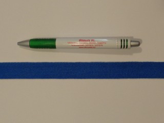 2 cm széles, köpper szalag, királykék, pamut (15373)