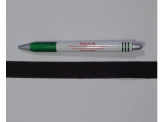 2 cm széles, köpper szalag, sötétbarna, pamut (15374)