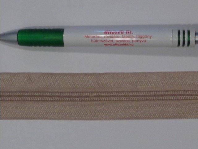 RT-10-es végtelen cipzár, mogyoró (15377)