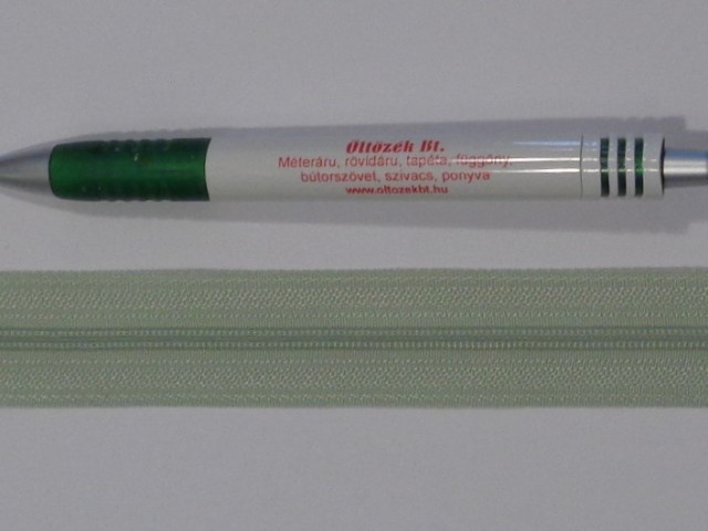 RT-0, végtelen cipzár, pasztell zöld (15384)