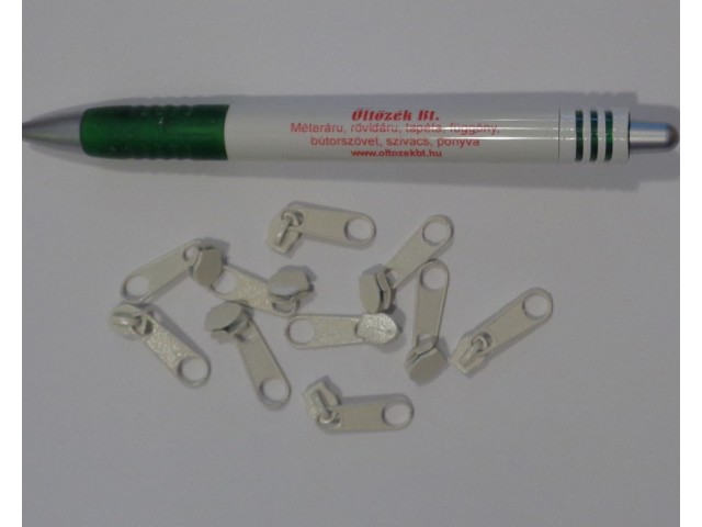 RT-0, laza cipzár kocsi végtelen cipzárhoz, ekrü (15393)