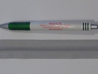 RT-0, végtelen cipzár, világos szürke (15406)