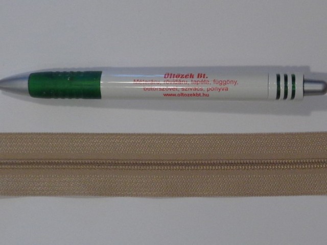 RT-0, végtelen cipzár, drapp (15407)