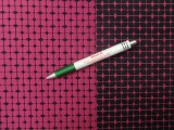 Bengalin szövet, pink-fekete, kétoldalas (15699)